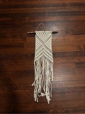 Large Handmade Macrame Wall Hanging – Boho Neutral Statement Decor